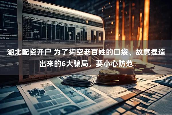 湖北配资开户 为了掏空老百姓的口袋、故意捏造出来的6大骗局，要小心防范